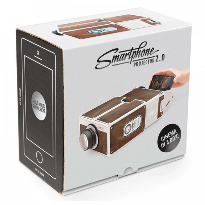 Cardboard Smartphone Projector 2.0 / DIY Mobile Phone Projector Portable Cinema