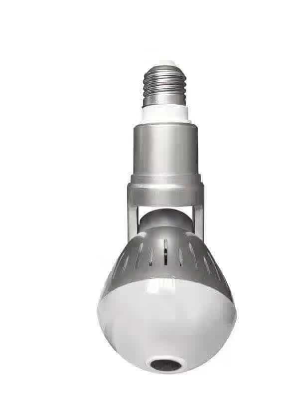 Adjustable CCTV Security 360° Bulb Wireless Wifi IP Panoramic Camera
