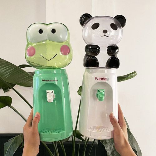 Cartoon Water Dispenser 2L Cold Warm Water Juice Milk Drinking Fountain Simulation For Kids Adult Plastic Baby Drinking Machine