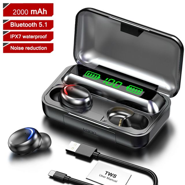 Wireless Headset Bluetooth Earphone Touch Control