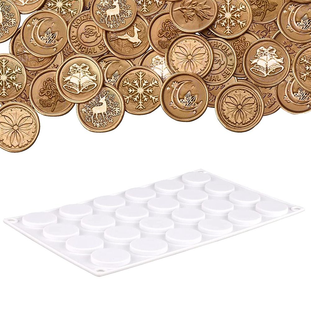 Silicone Pad/Wax Stamp Pad, 24 Pore Wax Seal Pad With