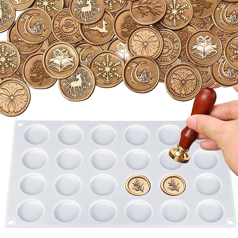 Silicone Pad/Wax Stamp Pad, 24 Pore Wax Seal Pad With