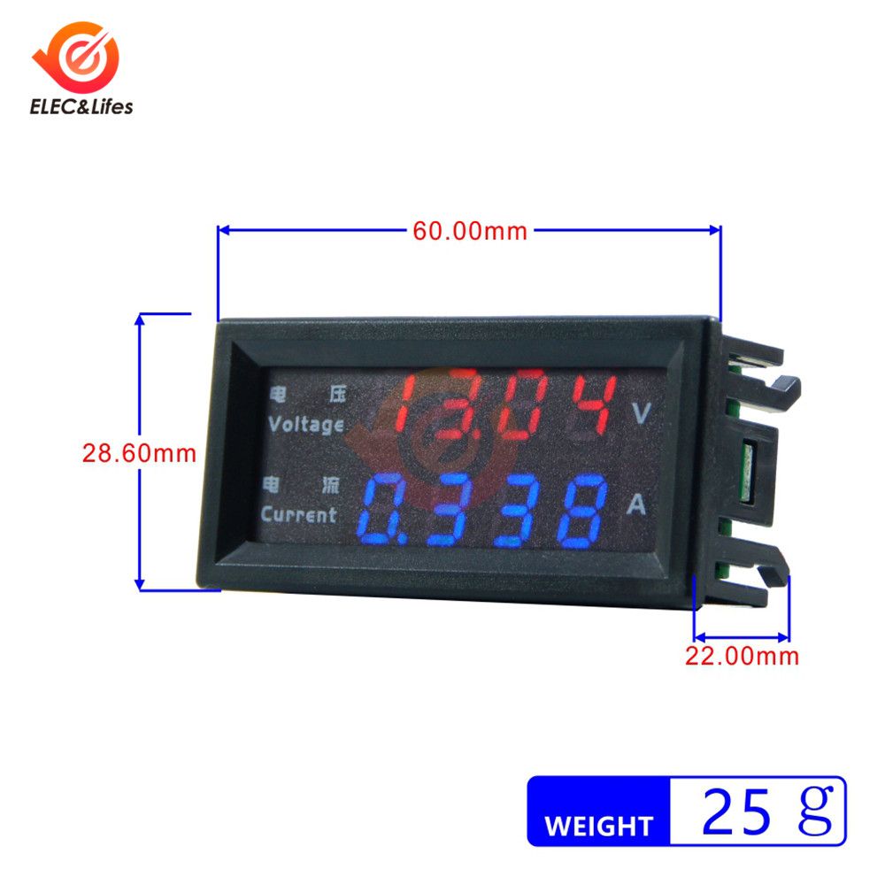 M4430 DC 100V 200V 500V 10A Electronic Digital Voltmeter