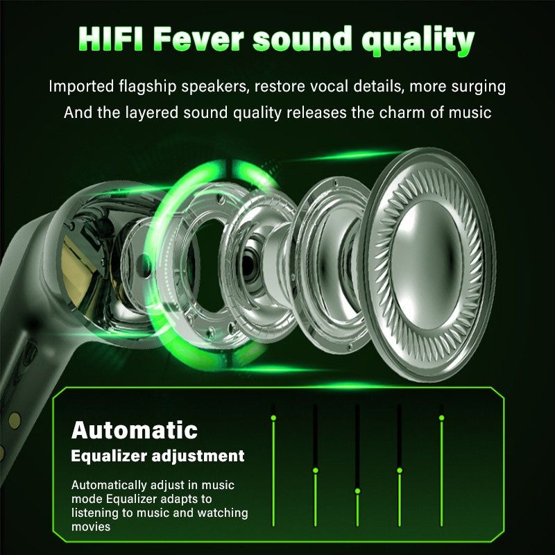 G11 In-ear Wireless Sports Headset HIFI Gaming Headset