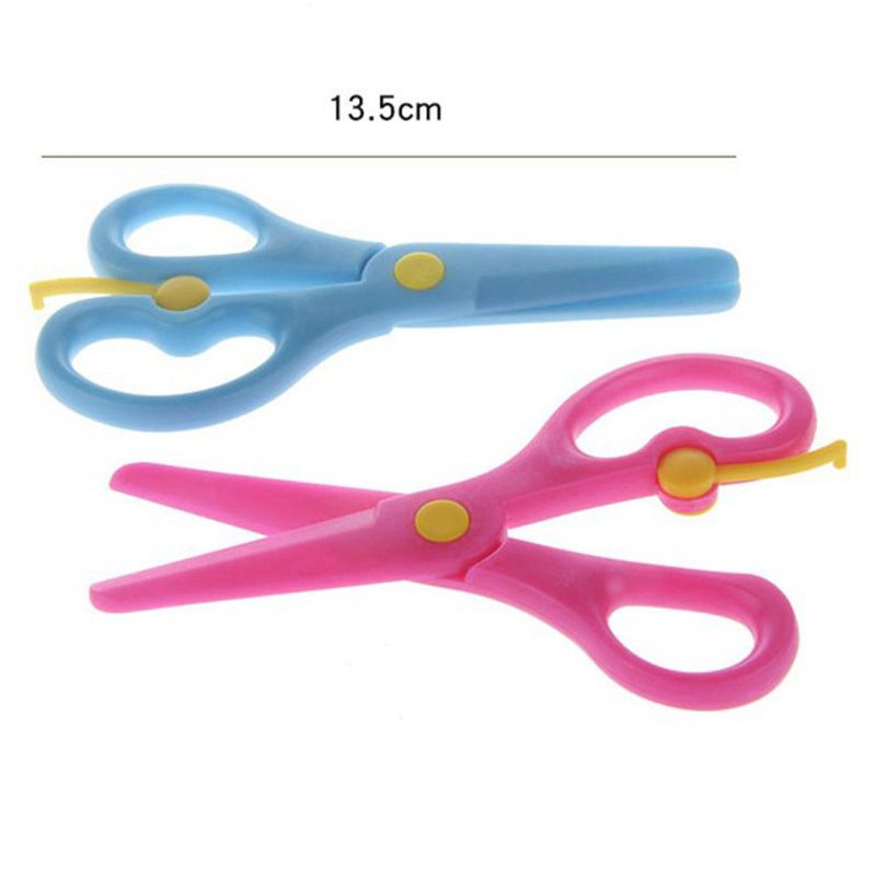 10Pcs Mini Safety Plastic Scissors Student Kids