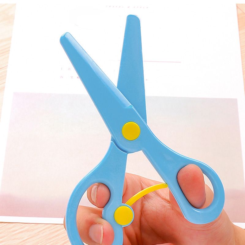 10Pcs Mini Safety Plastic Scissors Student Kids