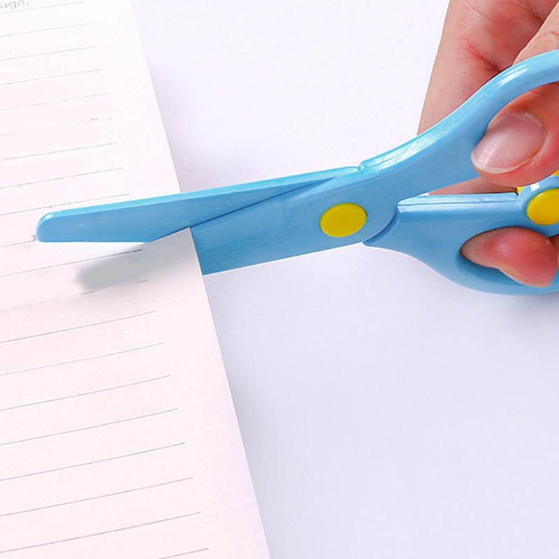 10Pcs Mini Safety Plastic Scissors Student Kids