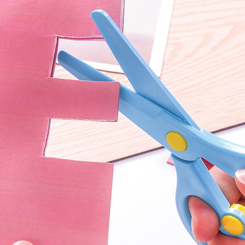 10Pcs Mini Safety Plastic Scissors Student Kids