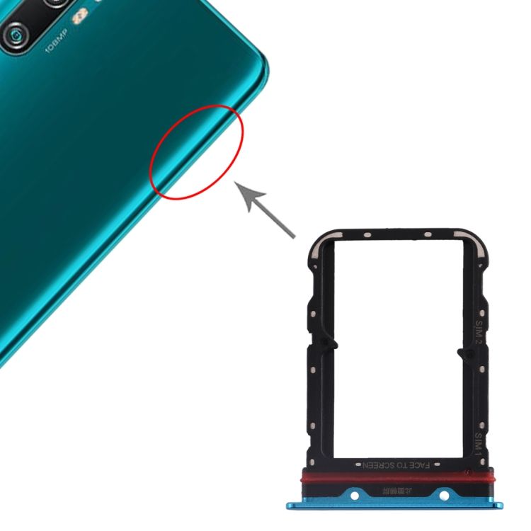 SIM Card Tray + SIM Card Tray For Xiaomi Mi CC9 Pro