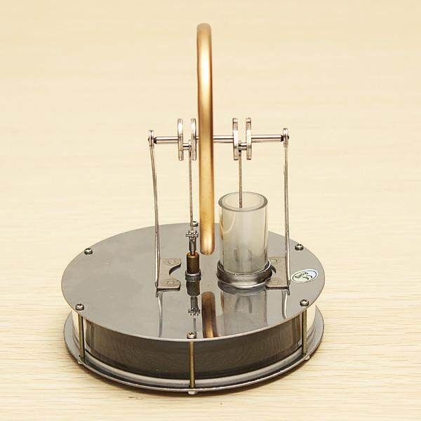 Solar Low Temperature Stirling Engine Model Cool Creative Fun Education Toy Gift