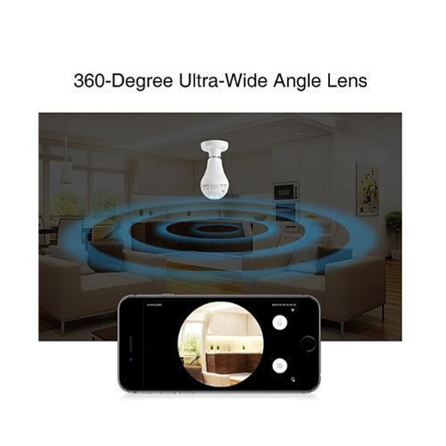 Wifi Panoramic Surveillance Security Bulb Camera