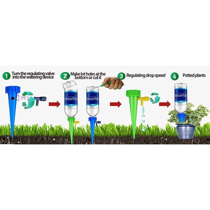 1Pcs/4Pcs/6Pcs Plant Waterer With Bracket Automatic Water