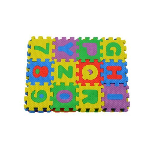 Colorful Puzzle Kid Educational Toy A-Z Alphabet Letters Numeral Foam Mat Multi-colored