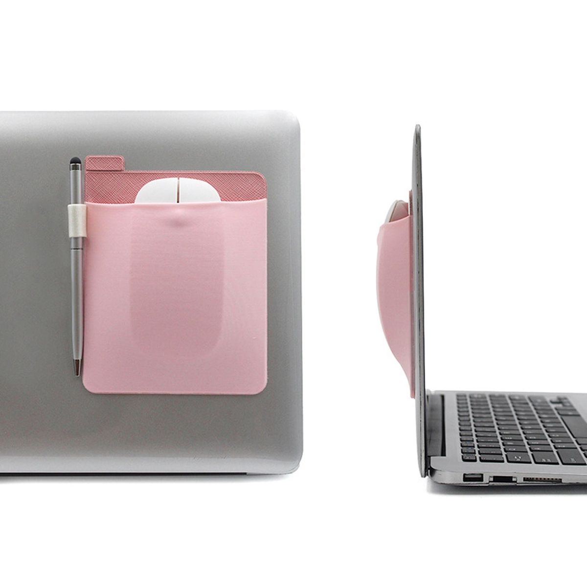 Storage Bag Laptop Accessories Portable Organizer Computer Peripherals Pink