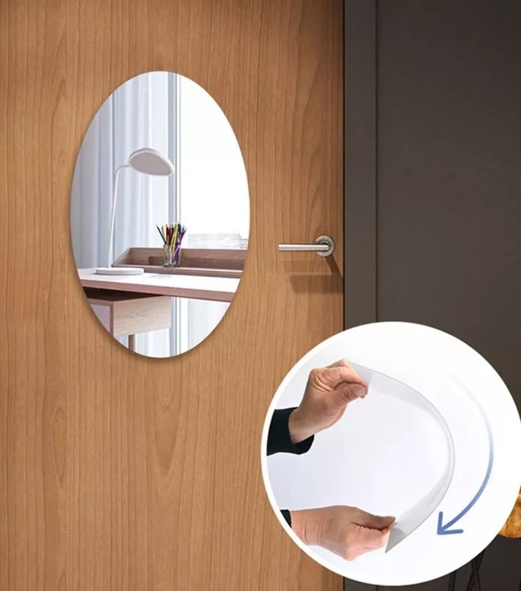 Removable Acrylic Mirror Wall Sticker