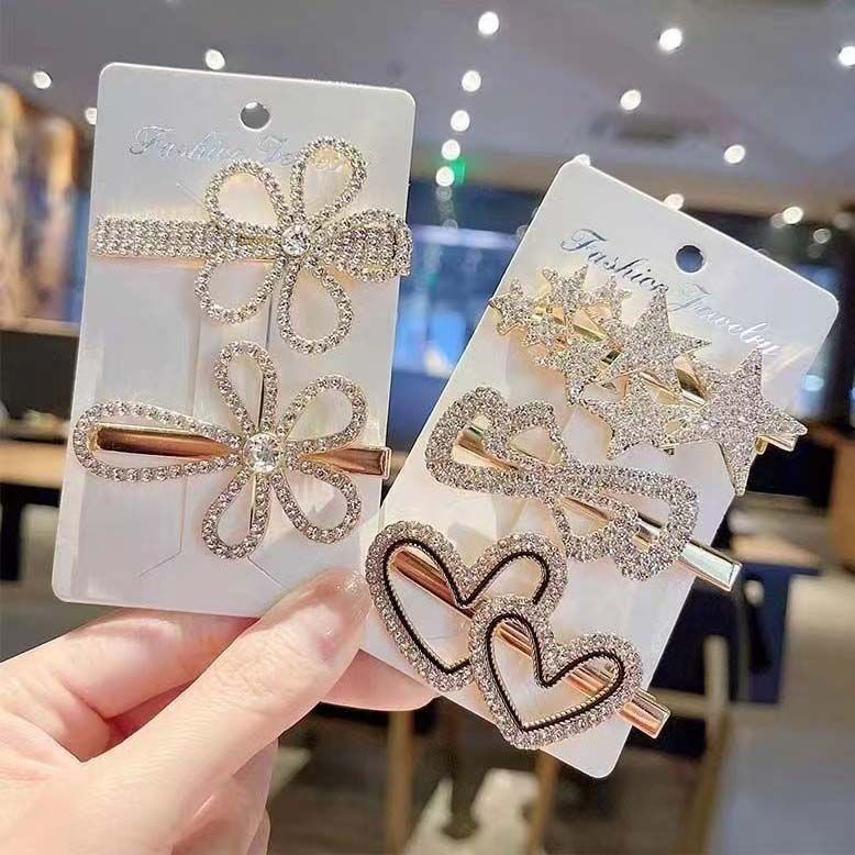 20PCS Multi Styles Girl's Hairpin Crystal Pearl Hair Clips