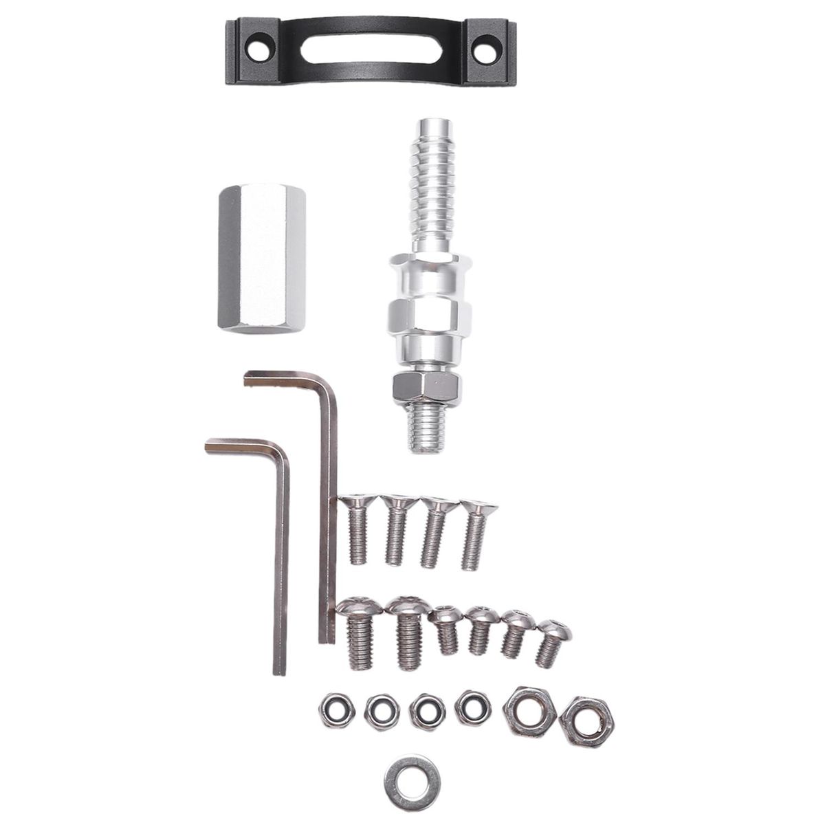 New Front Bumper Tow Hook License Plate Frame Holder