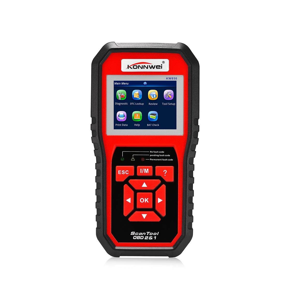 KW850 OBD2 Auto Scanner Car Engine Fault Reader Scan Diagnostic Tool W/ BAG