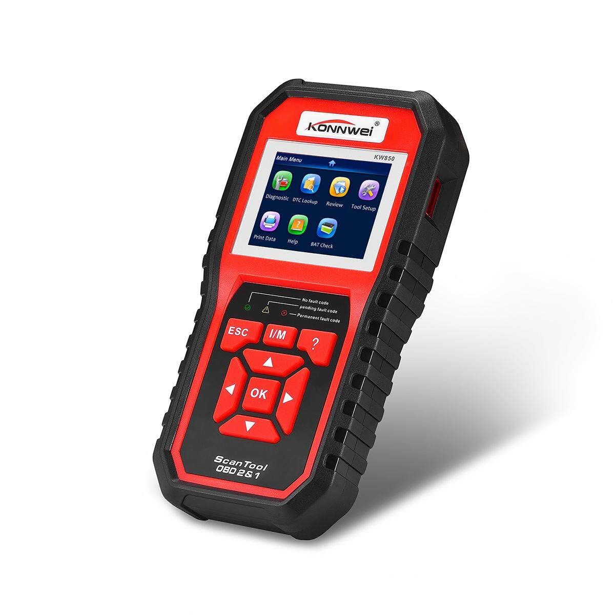KW850 OBD2 Auto Scanner Car Engine Fault Reader Scan Diagnostic Tool W/ BAG