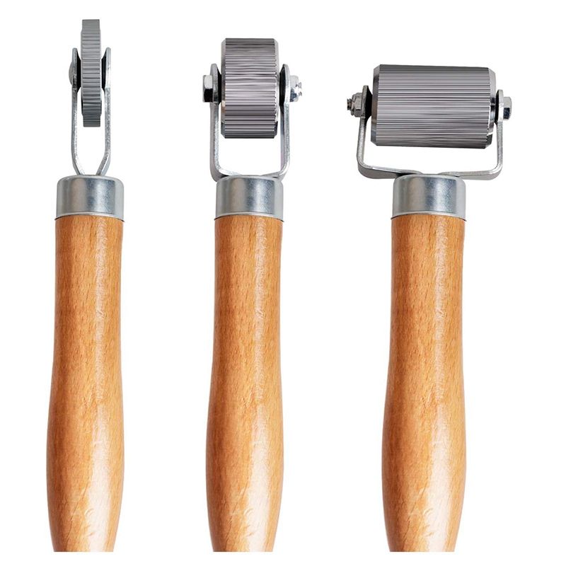 3 Pcs Car Sound Deadening Roller Metal Installation Tool