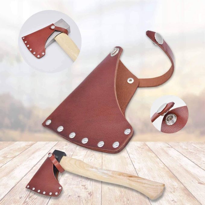 2x Leather Axe Hatchet  Cover Protection Cover Mask Hatchet