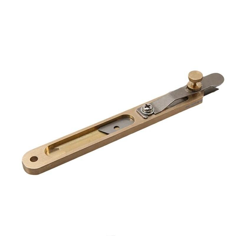 Cutting Accessories Durable Leather Craft Tools DIY Incision Cutter Brass/steel Trimming Tool With Blade