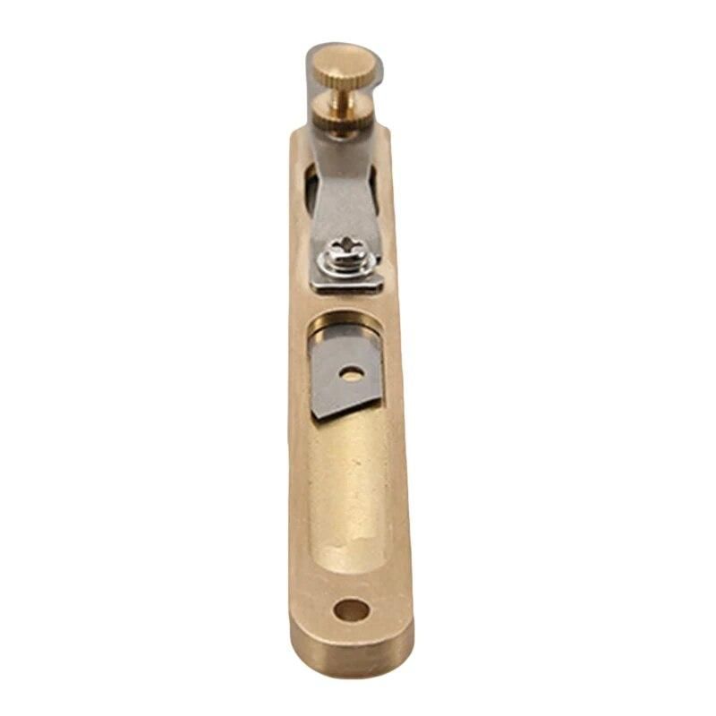 Cutting Accessories Durable Leather Craft Tools DIY Incision Cutter Brass/steel Trimming Tool With Blade