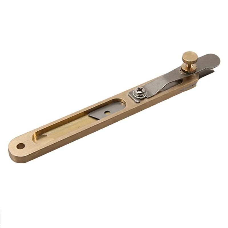 Cutting Accessories Durable Leather Craft Tools DIY Incision Cutter Brass/steel Trimming Tool With Blade