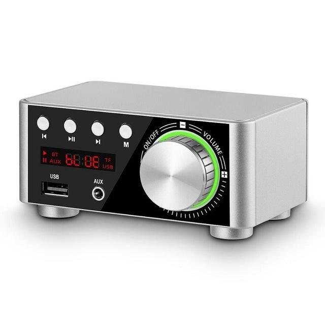 50W Bluetooth Power Amplifier Board TPA3116 Receiver Stereo Home Car Audio Amp USB U disK TF Music Card Player
