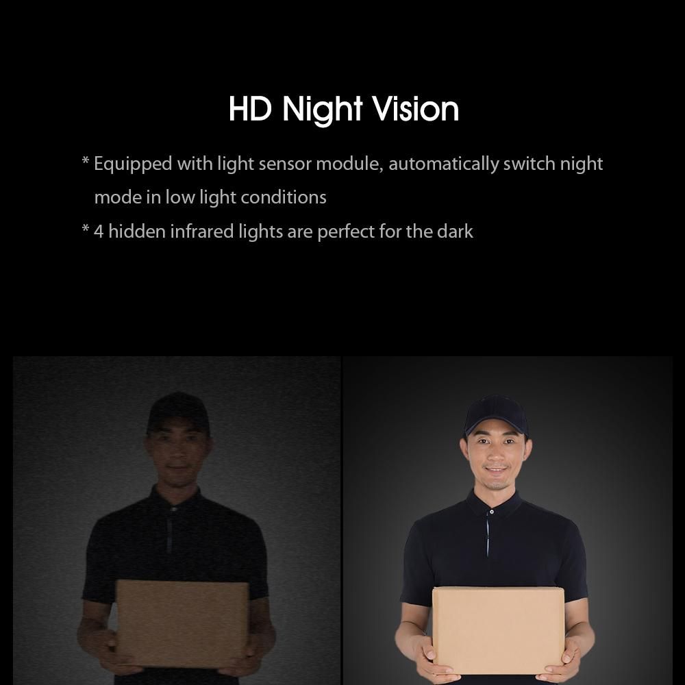 Xiaomo AI Smart Vision Video Doorbell MDB11 Face Identification 1080P Night Vision Doorbell Set  APP Remote Control Alarm Monitor Security Real-Time Video 220V