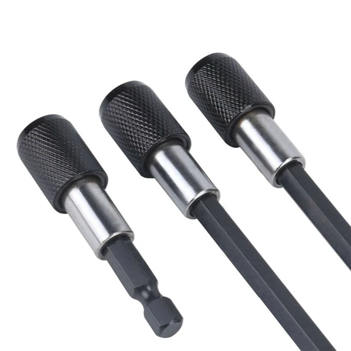 3Pcs Screwdriver Extension Bits Quick Release 1/4 Hex Shank