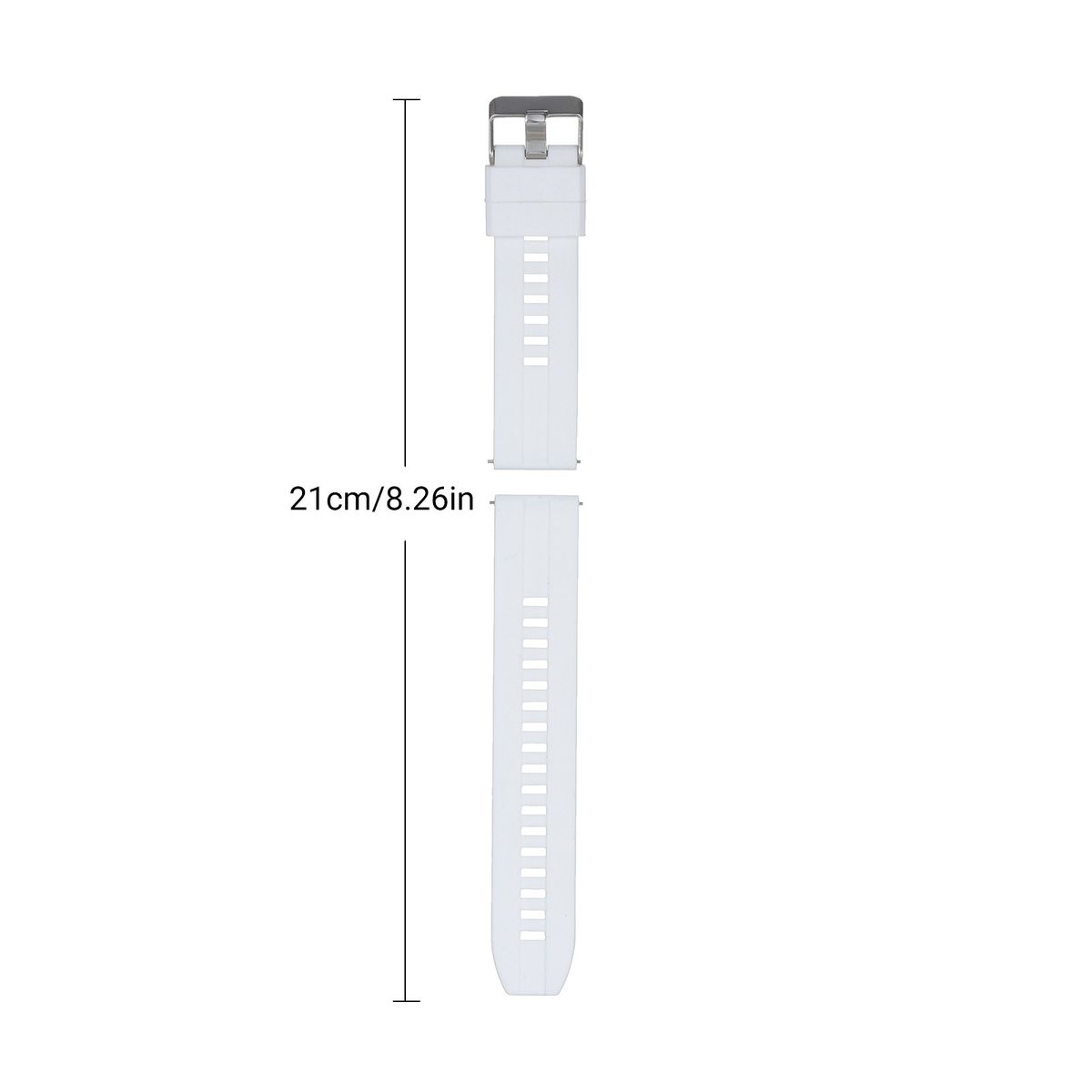 22mm Silicone Watch Strap Quick Release Watch Band With