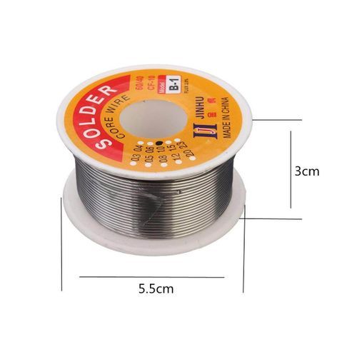 1mm 100g Solder Wire Tin Lead 60/40 Flux2.0% Reel Tube Rosin Core Iron