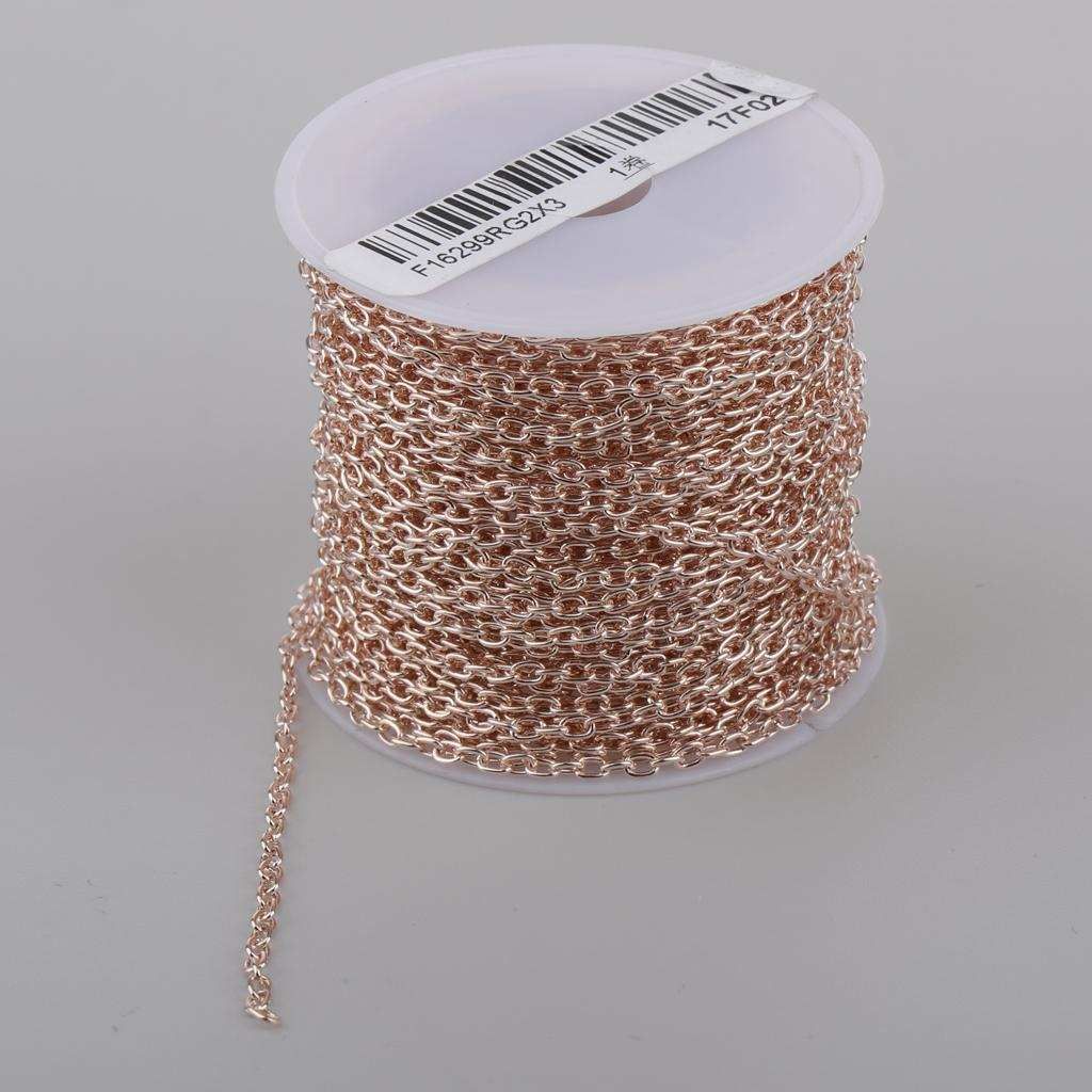 10 Yards  Extension Necklace Bracelet Jewellery Extender Rose Gold