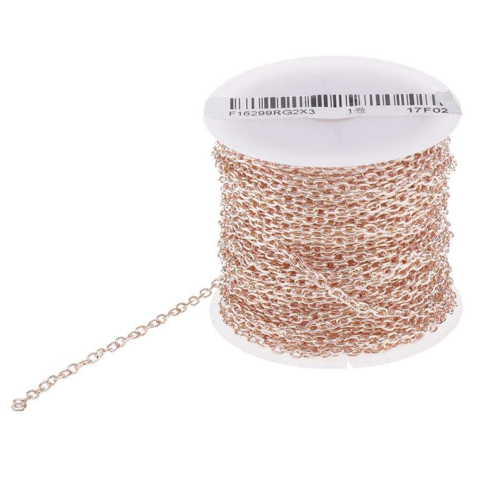 10 Yards  Extension Necklace Bracelet Jewellery Extender Rose Gold