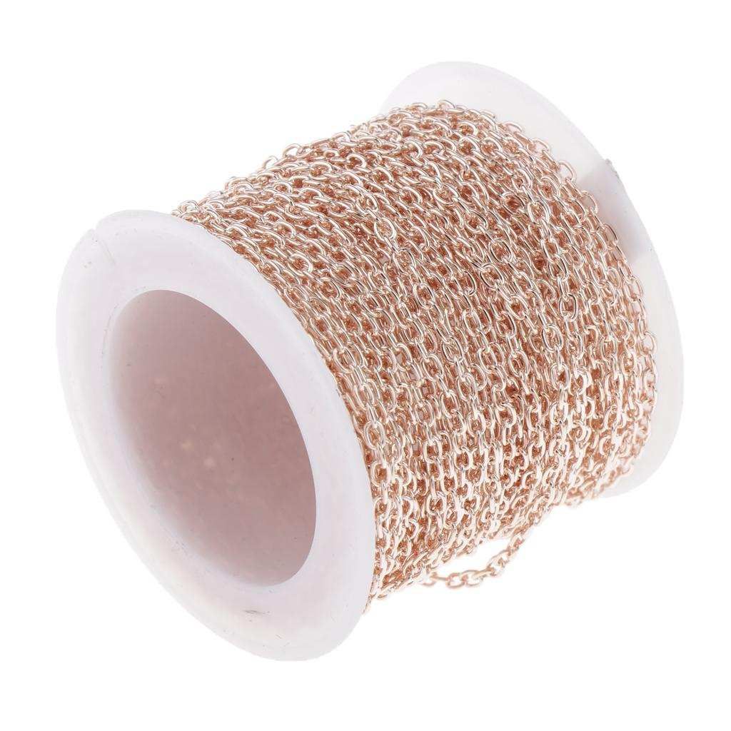 10 Yards  Extension Necklace Bracelet Jewellery Extender Rose Gold