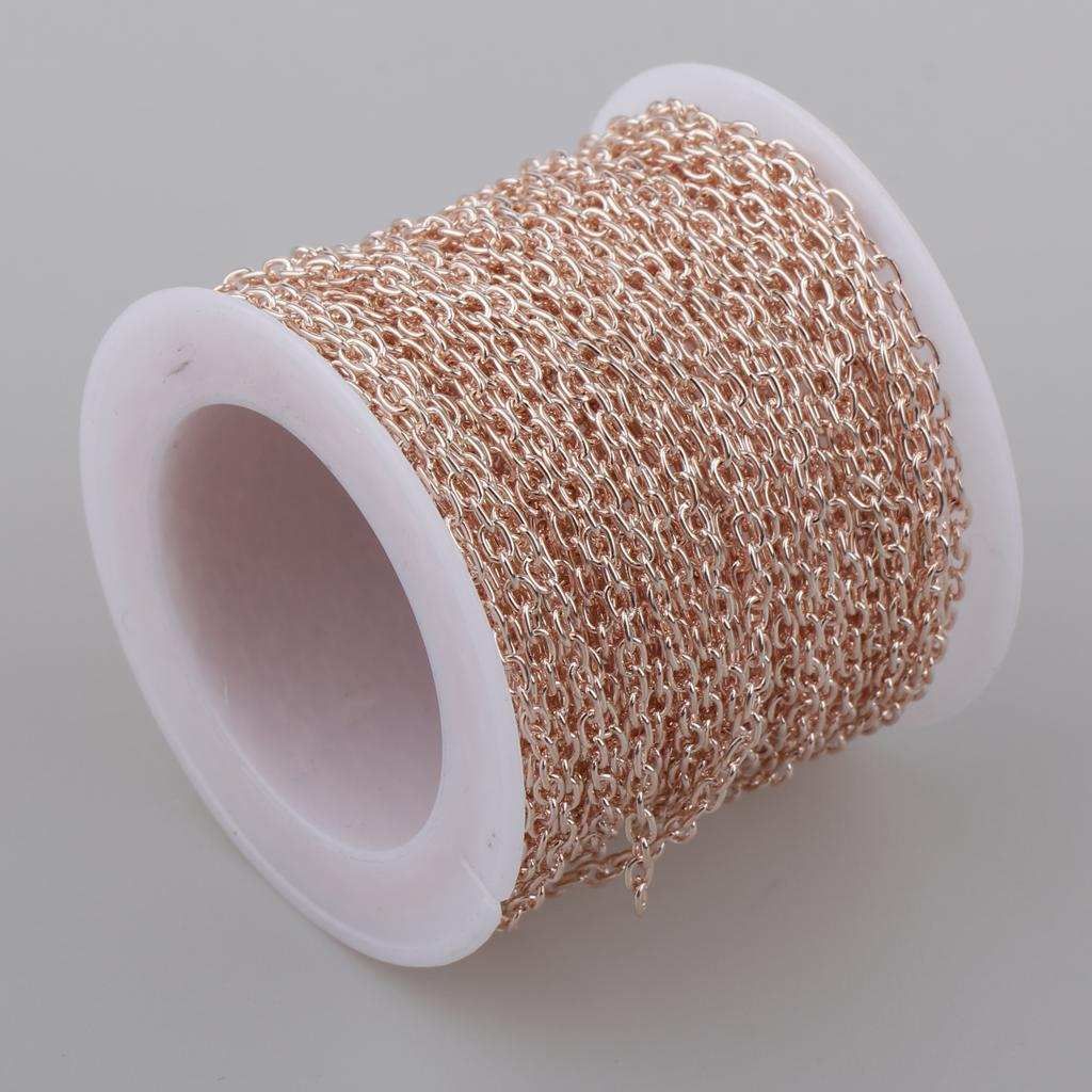 10 Yards  Extension Necklace Bracelet Jewellery Extender Rose Gold