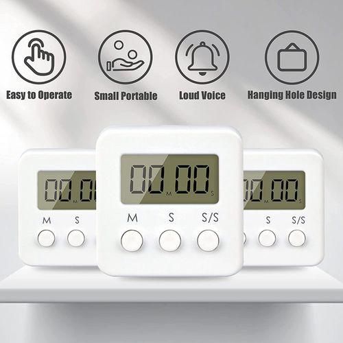 Digital Kitchen Timer,3Pcs Mini Short-Time