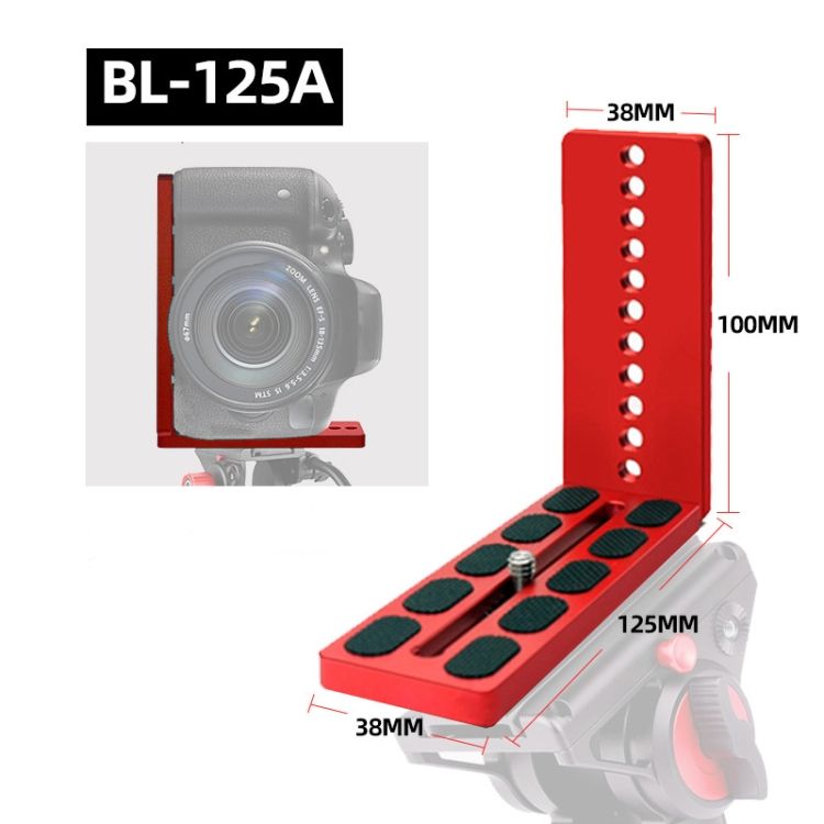 125A Red L-shaped Vertical Clapper