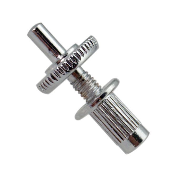 2pcs Guitar Bridge Studs Locking Posts For Les Paul Electric Silver