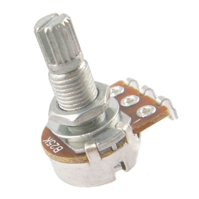 10Pcs B25K Audio Taper Push/Pull Pot Potentiometer For Guitar/Bass