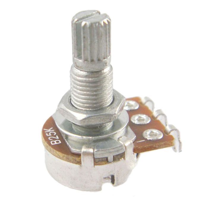 10Pcs B25K Audio Taper Push/Pull Pot Potentiometer For Guitar/Bass