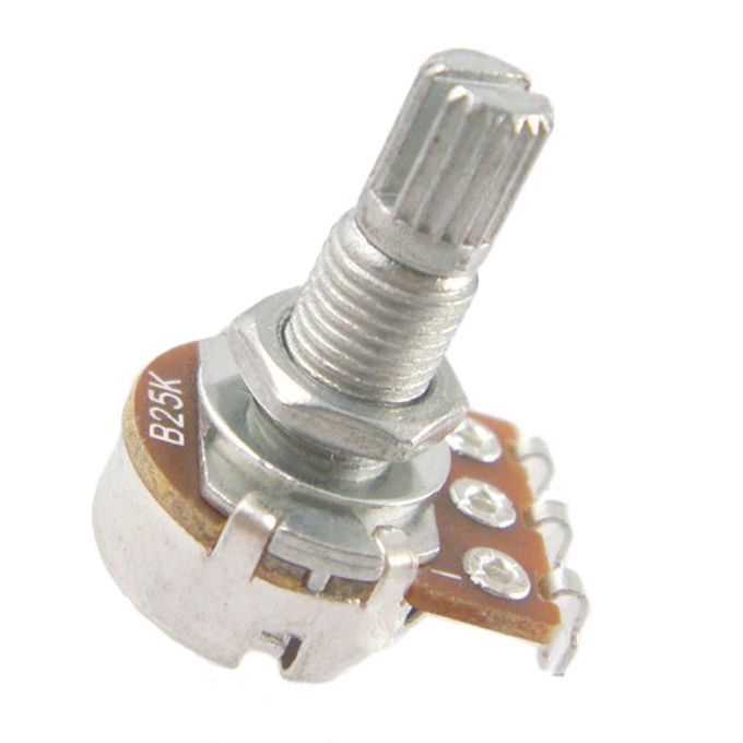 10Pcs B25K Audio Taper Push/Pull Pot Potentiometer For Guitar/Bass