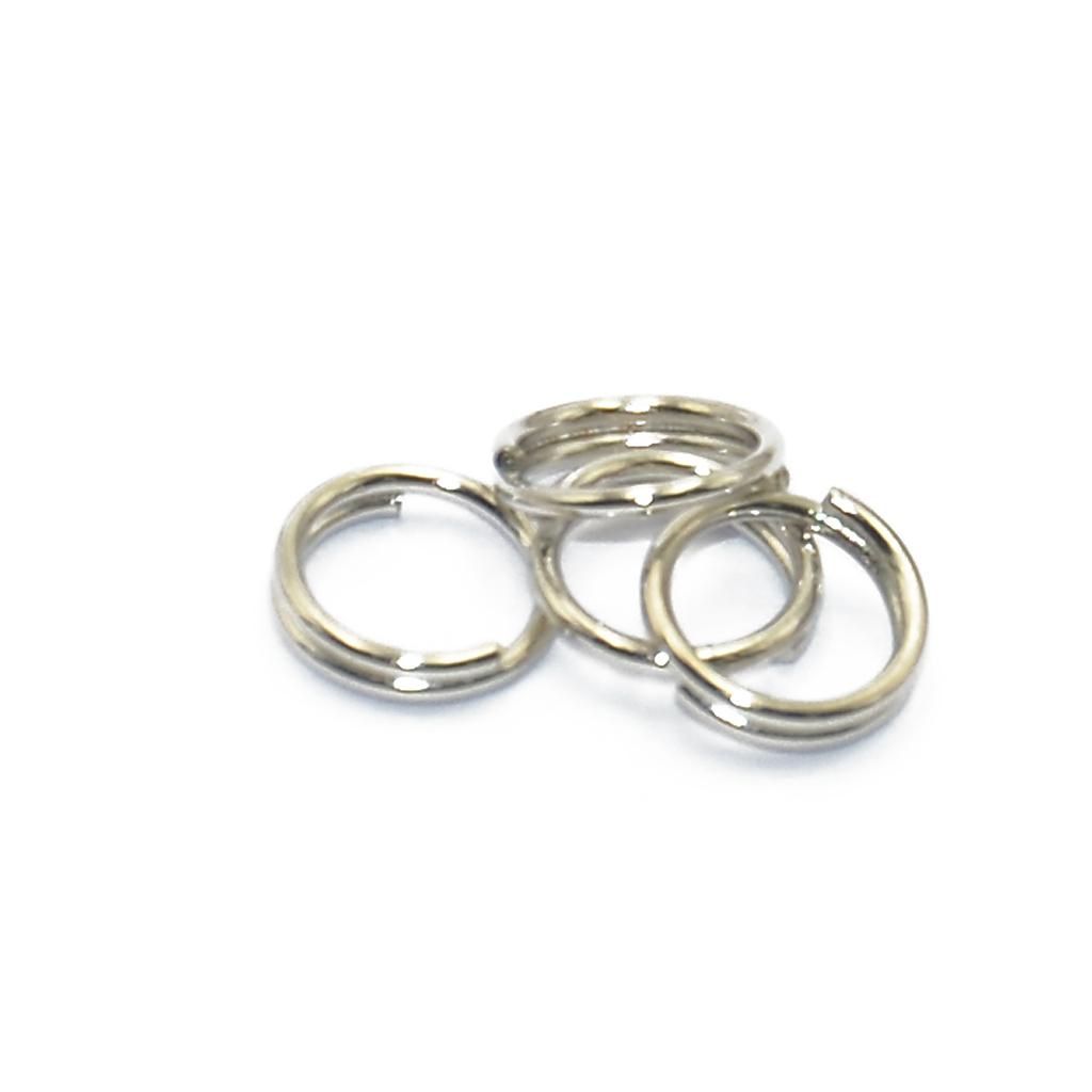 400pcs Double Loop Split Open Jump Ring Key Rings Findings Gold