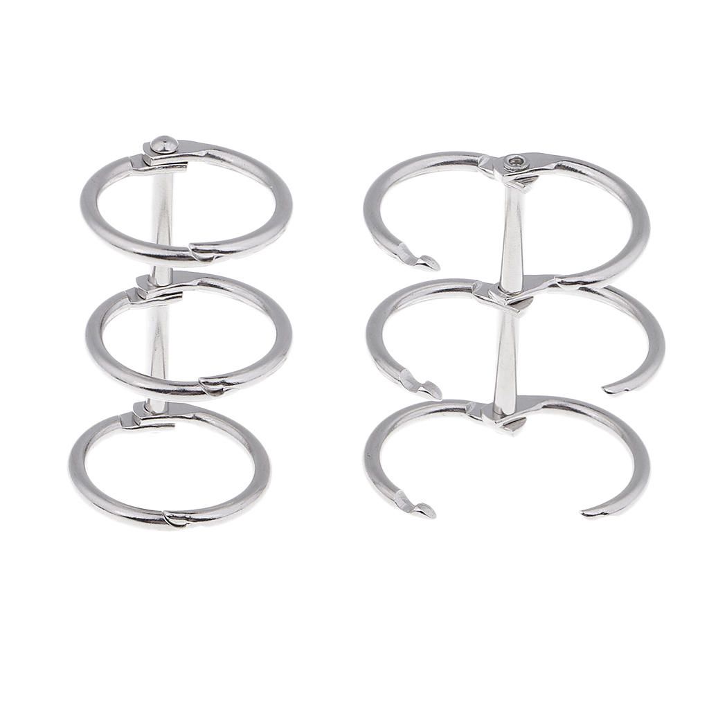3Pcs A5 A6 Album Binder Spiral  Refillable Loose