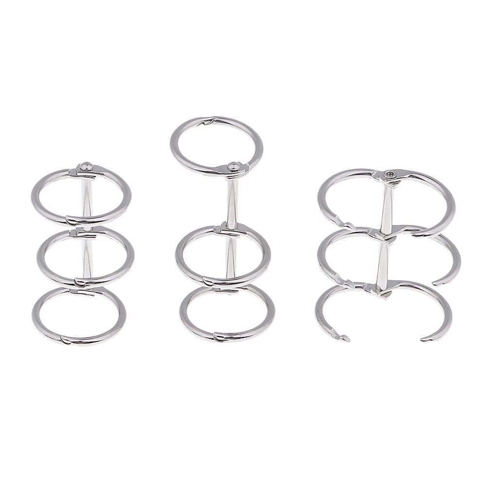 3Pcs A5 A6 Album Binder Spiral  Refillable Loose