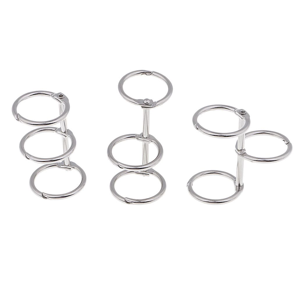 3Pcs A5 A6 Album Binder Spiral  Refillable Loose