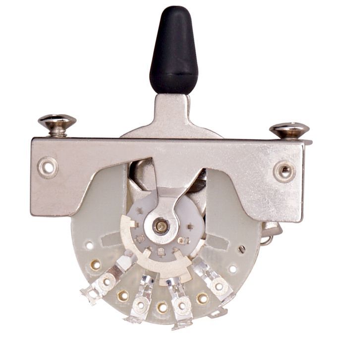 5 Way Electric Guitar Pickup Toggle Selector Switch Parts Chrome With
