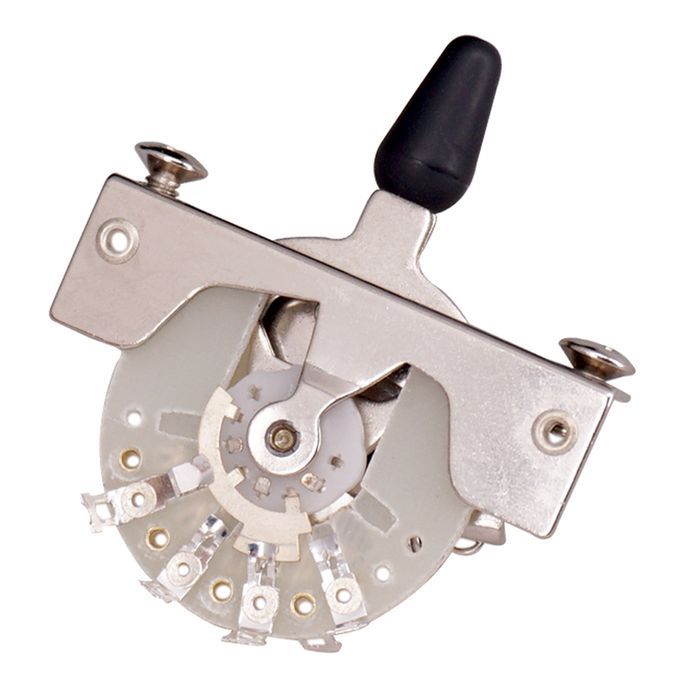 5 Way Electric Guitar Pickup Toggle Selector Switch Parts Chrome With