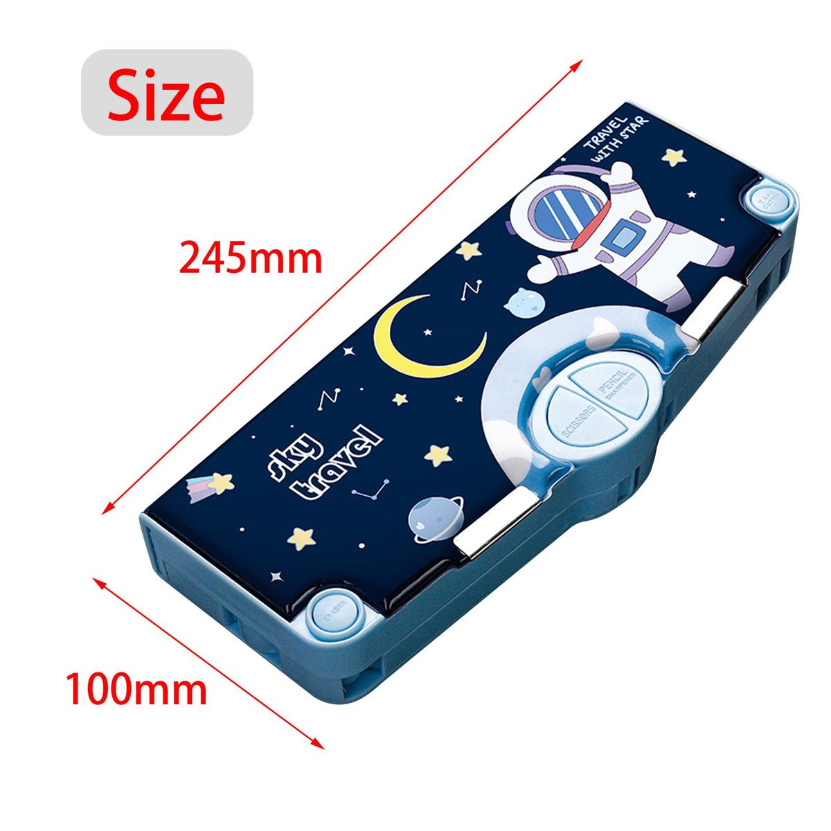Pencil Case For   Supplies Middle School Astronaut